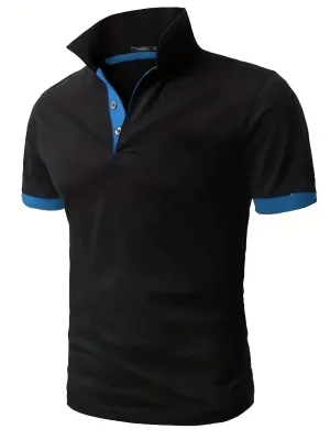 2023 New Men's Casual Short Sleeve Polo Shirts