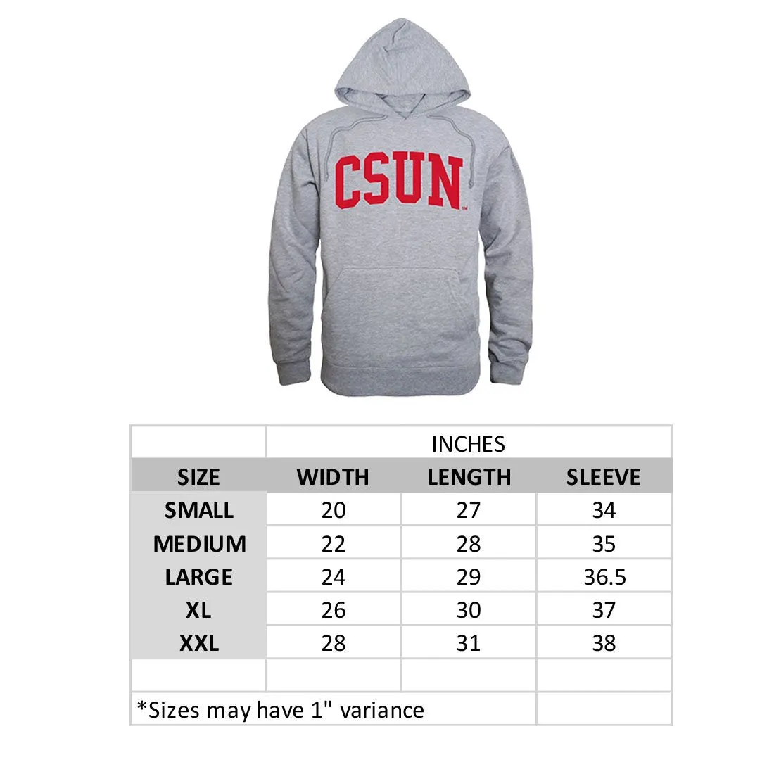 AAMU Alabama A&M University Game Day Hoodie Sweatshirt Heather Grey
