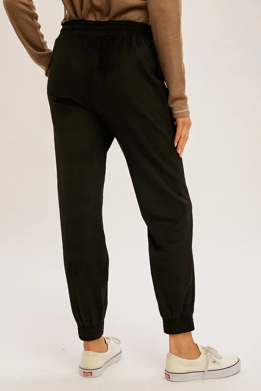 Apple picking Joggers | Black