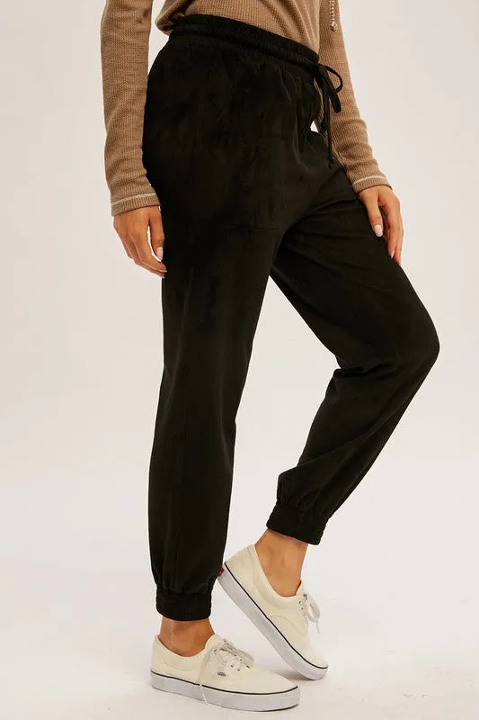 Apple picking Joggers | Black