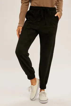 Apple picking Joggers | Black