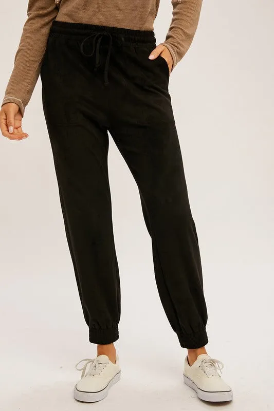 Apple picking Joggers | Black