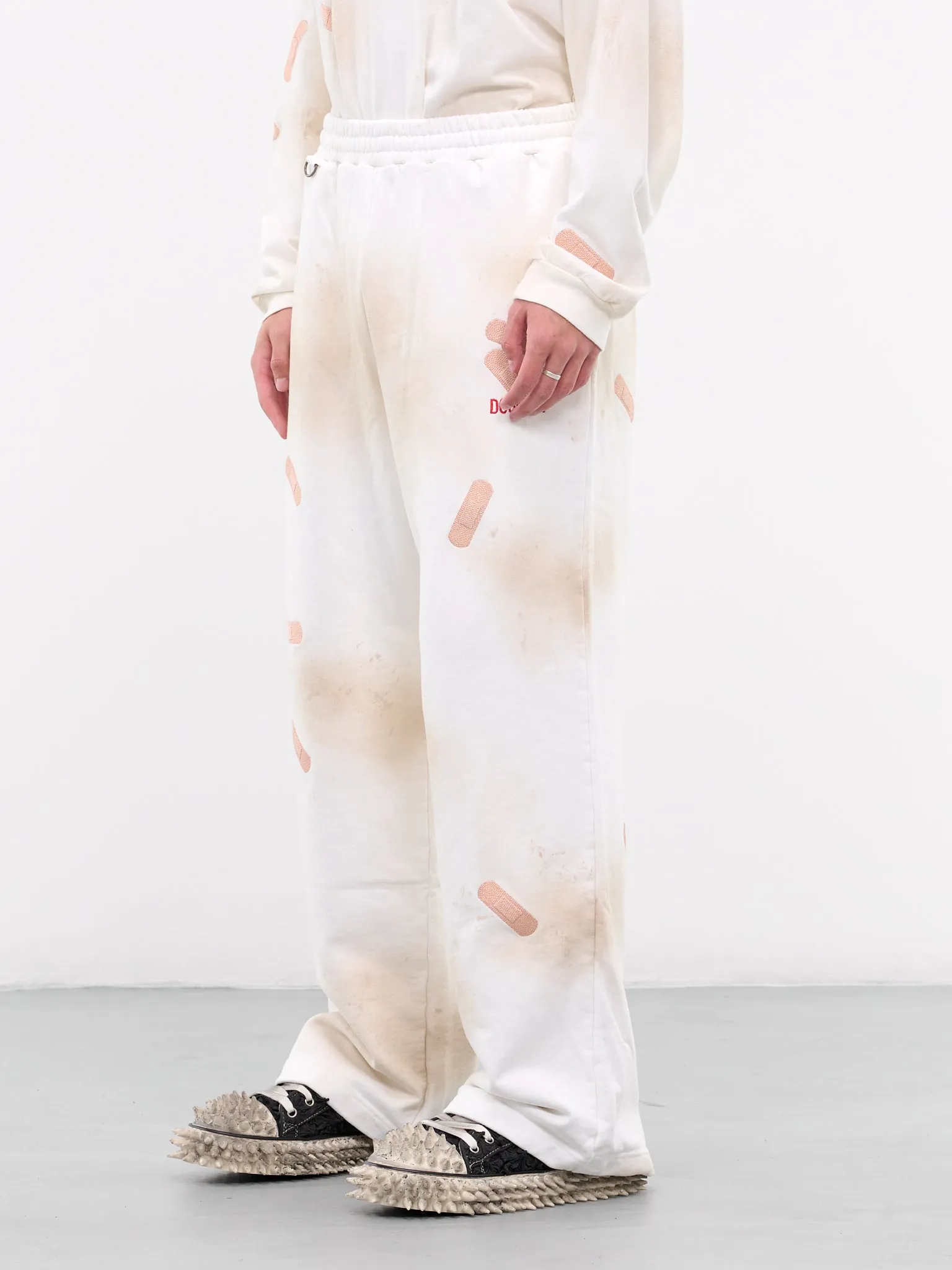 Bandage Sweatpants (34PT287-WHITE)