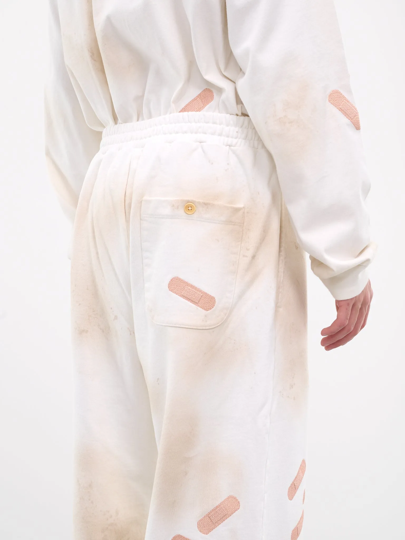 Bandage Sweatpants (34PT287-WHITE)
