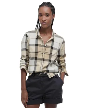 Barbour Bredon Safari Tartan Blouse - Shirts Beige