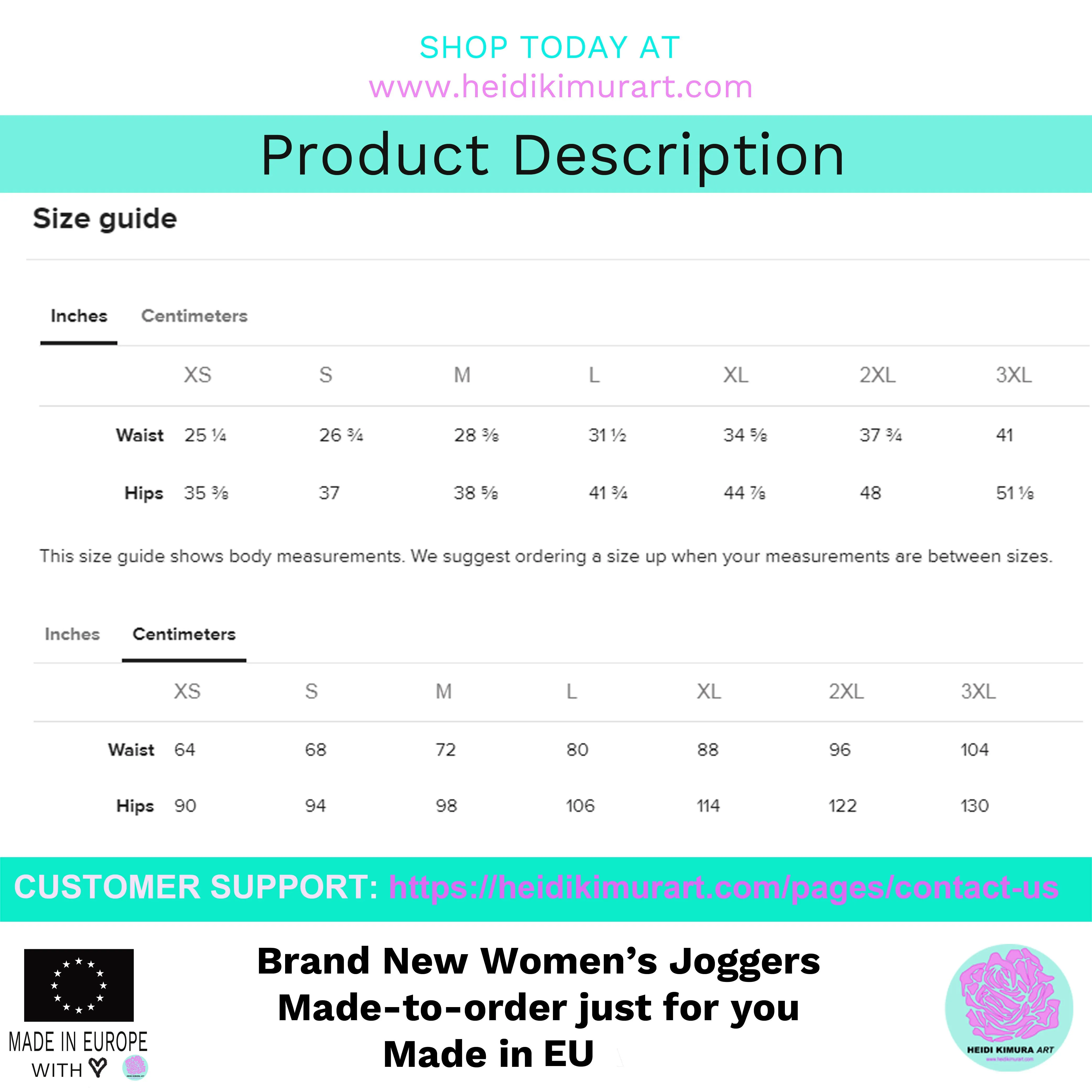 Brown Leopard Women's Joggers, Animal Print Skinny Ladies Sweatpants Soft Pants-Made in EU