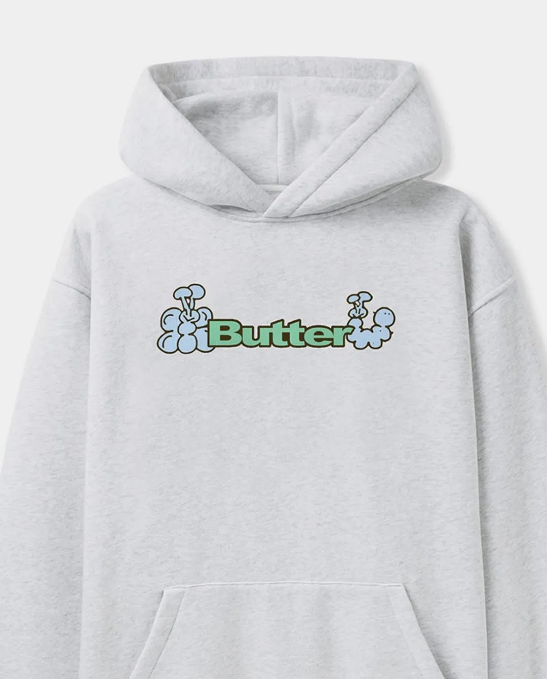 Butter Goods - Bugs Logo Hood - Ash