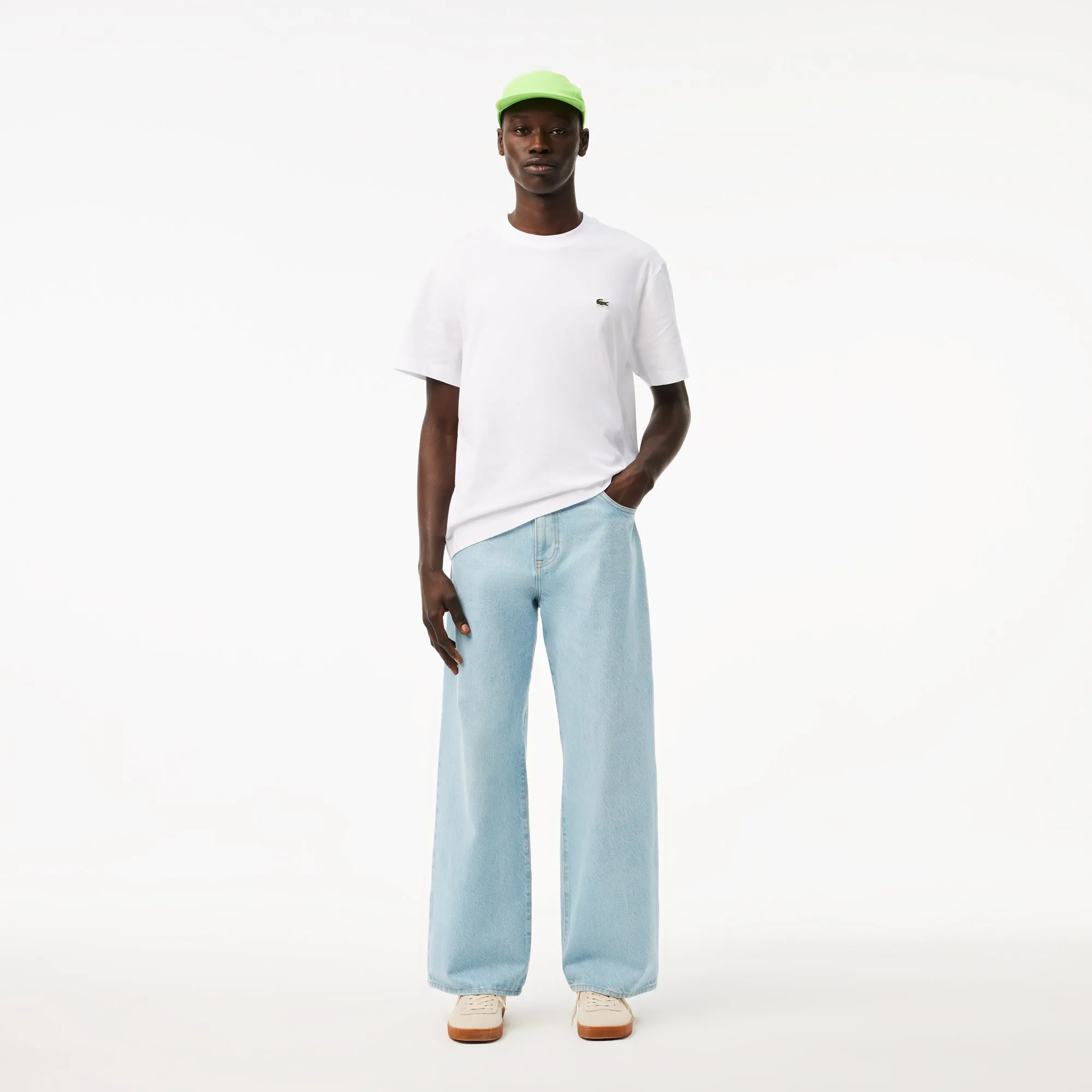 Croc Cotton T-Shirt - White