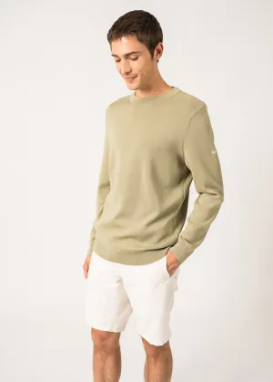 Cruiser round neck jumper - in soft wool (AMANDIER)
