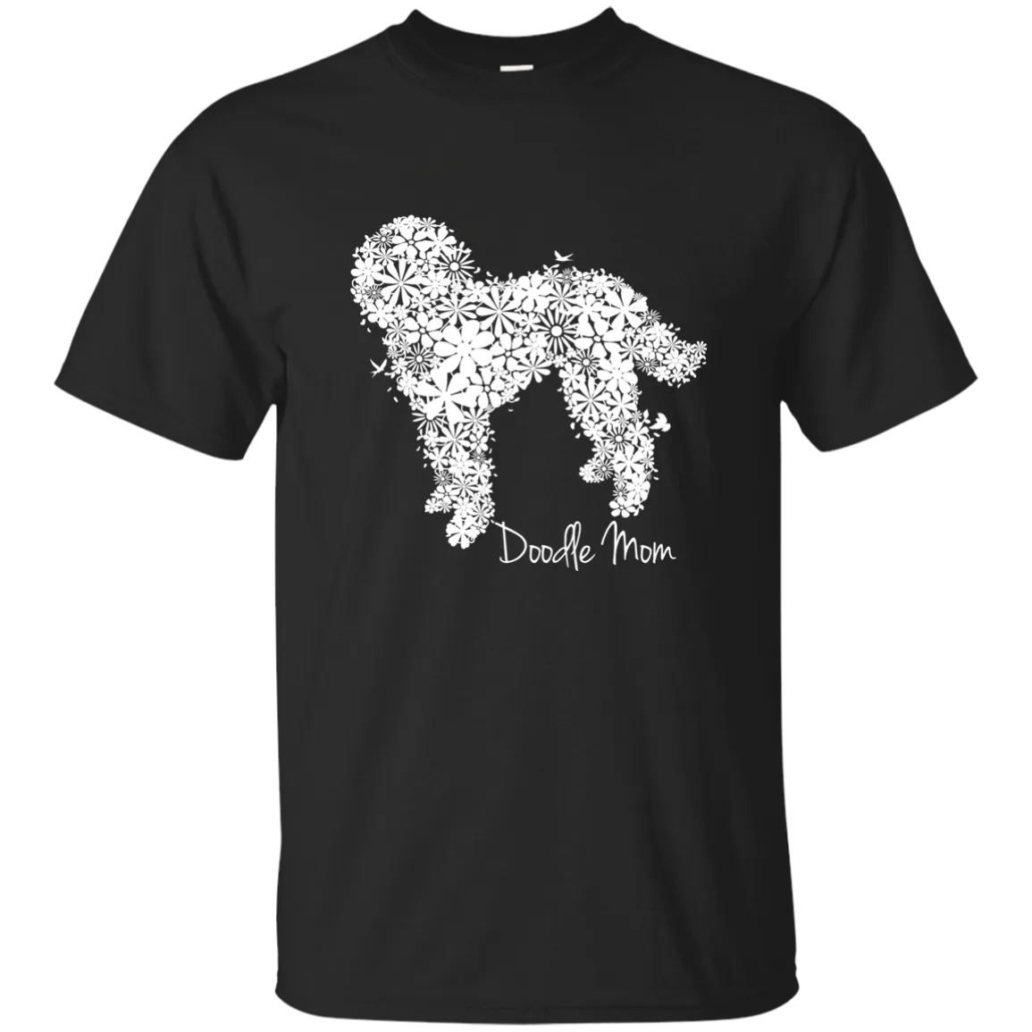 Doodle Mom Flower (Basic Tee) Goldendoodle or Labradoodle