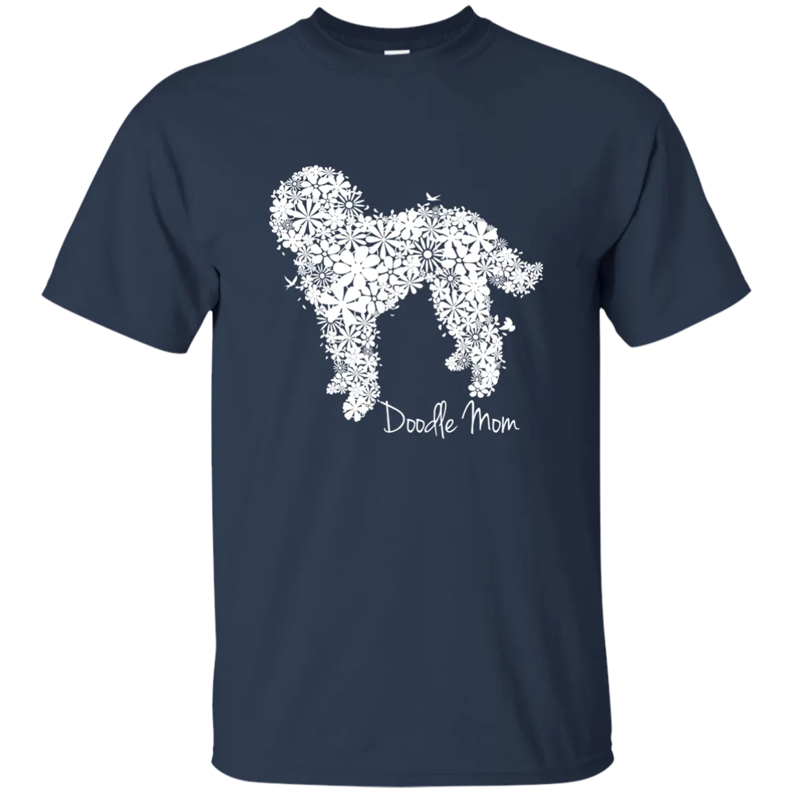 Doodle Mom Flower (Basic Tee) Goldendoodle or Labradoodle