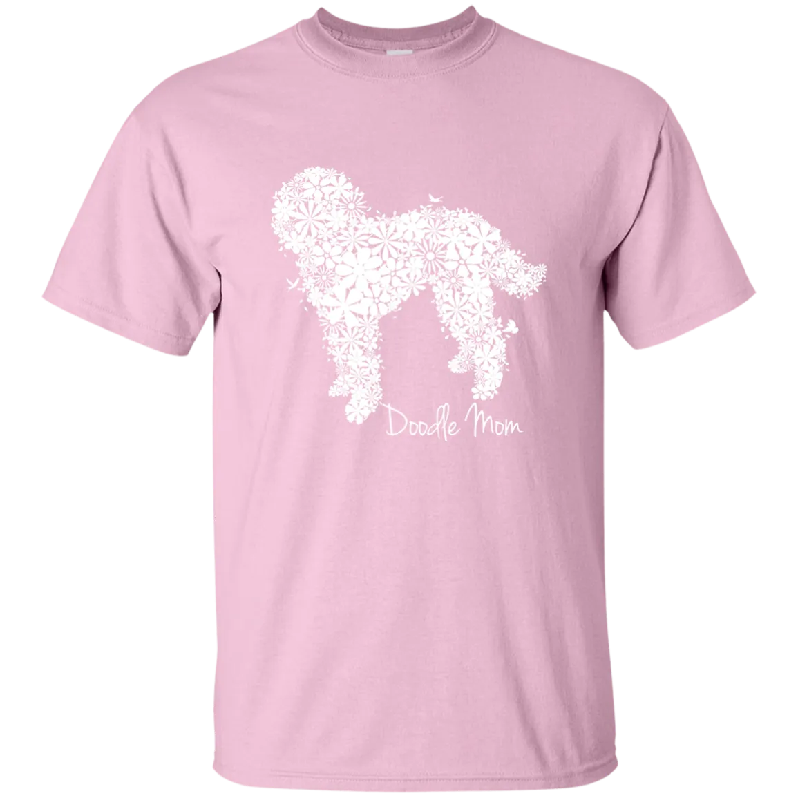 Doodle Mom Flower (Basic Tee) Goldendoodle or Labradoodle
