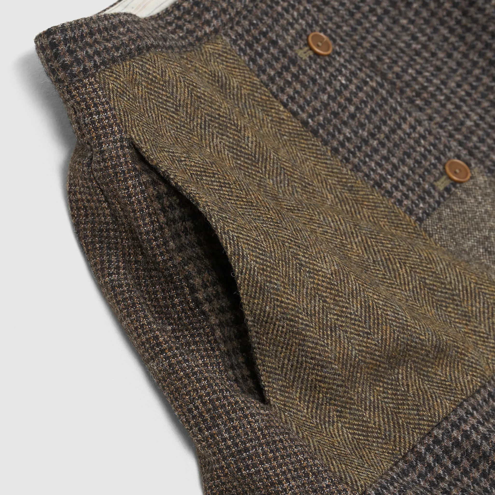 Double RL Ladies Patchwork Wool- Cotton Skirt