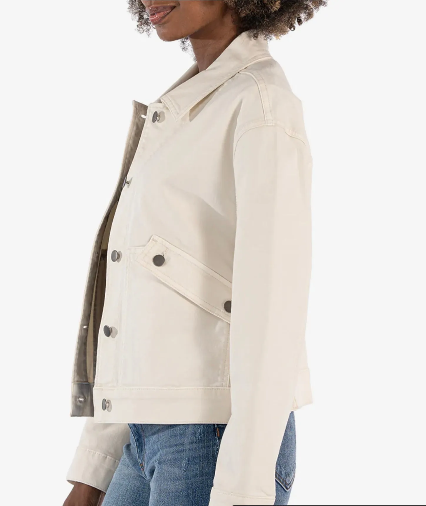 Ecru Jenna Jacket by KUT