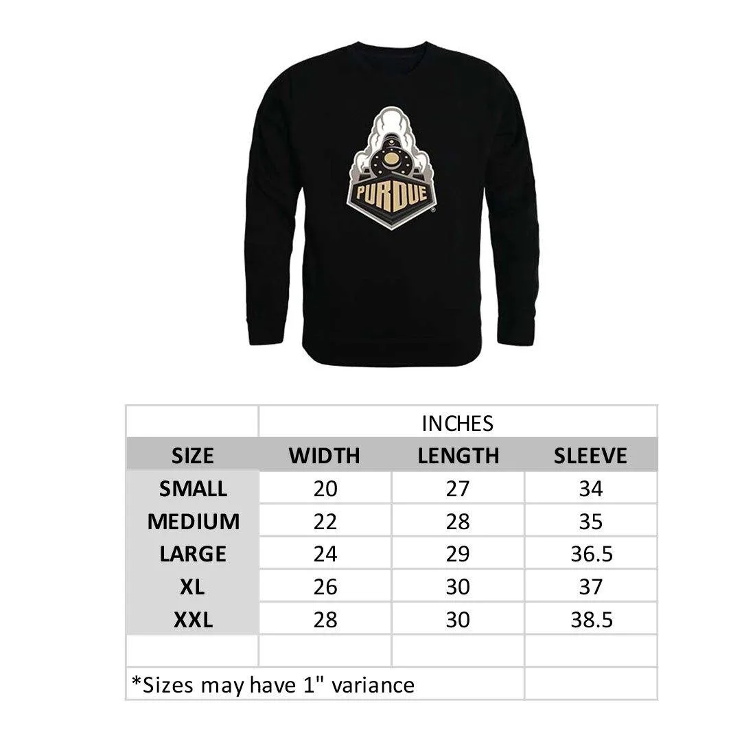 Emporia State University Hornets Arch Crewneck Pullover Sweatshirt Sweater Black