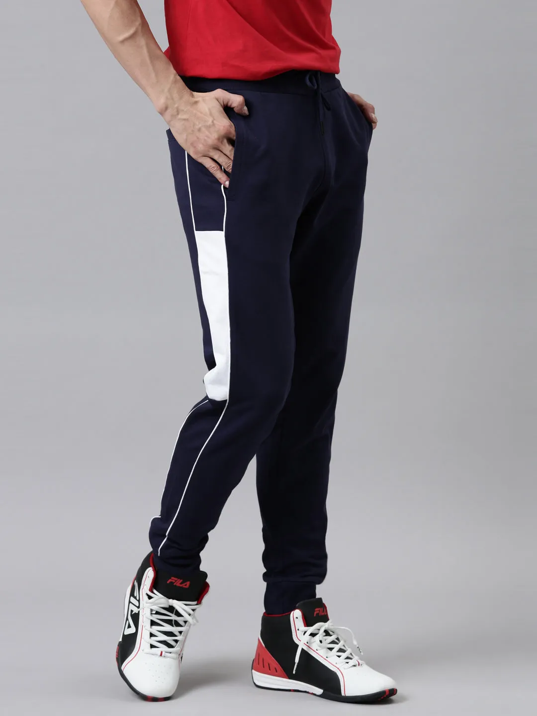 Fila White Keshav Men's Joggers