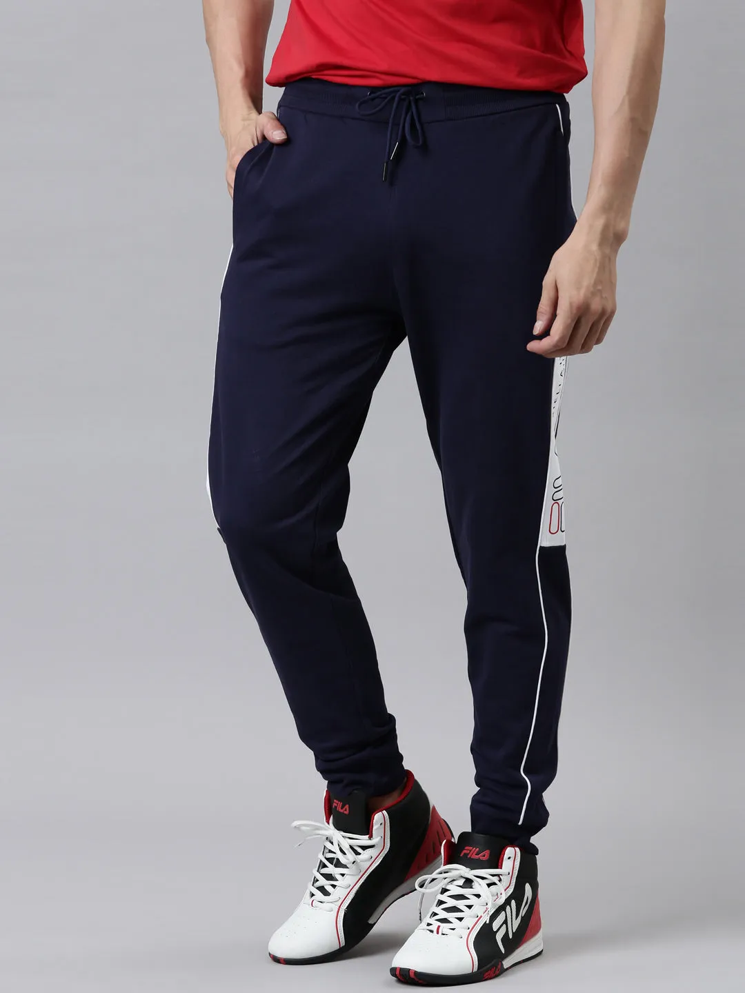 Fila White Keshav Men's Joggers