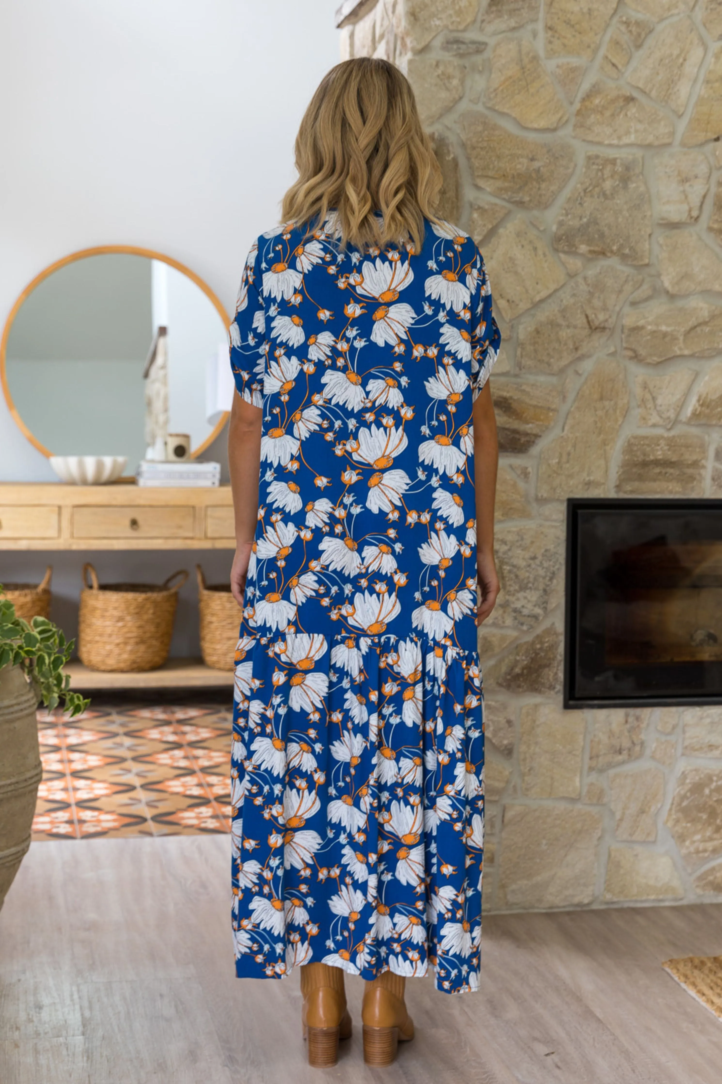 FINAL SALE Peak Maxi Dress in Florencia