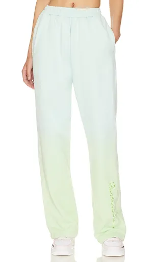 FIORUCCI Gradient Squiggle Logo Joggers in Mint