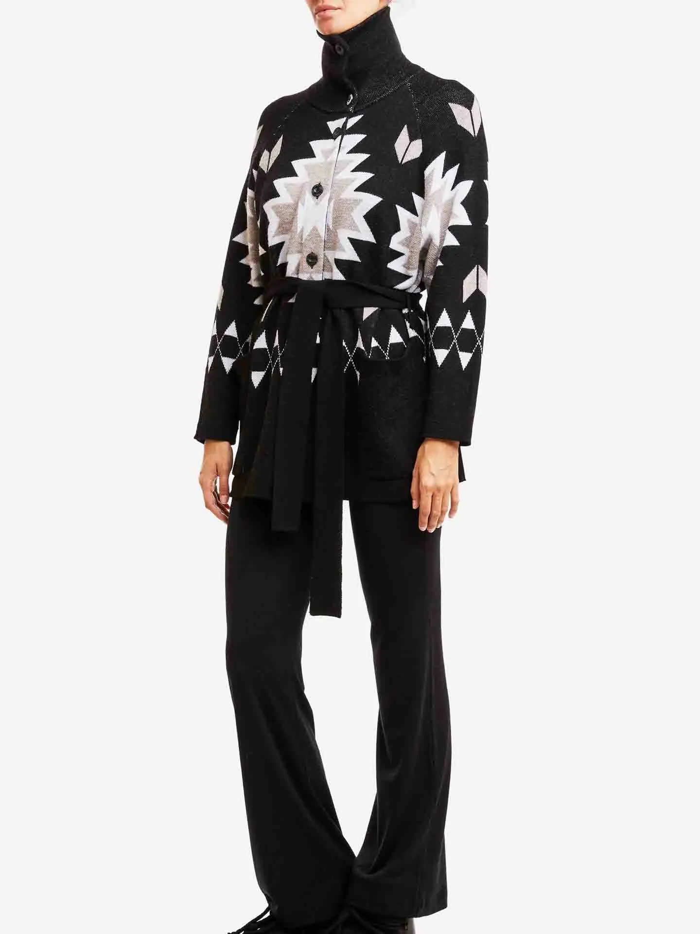 Haldi Coat Women Black