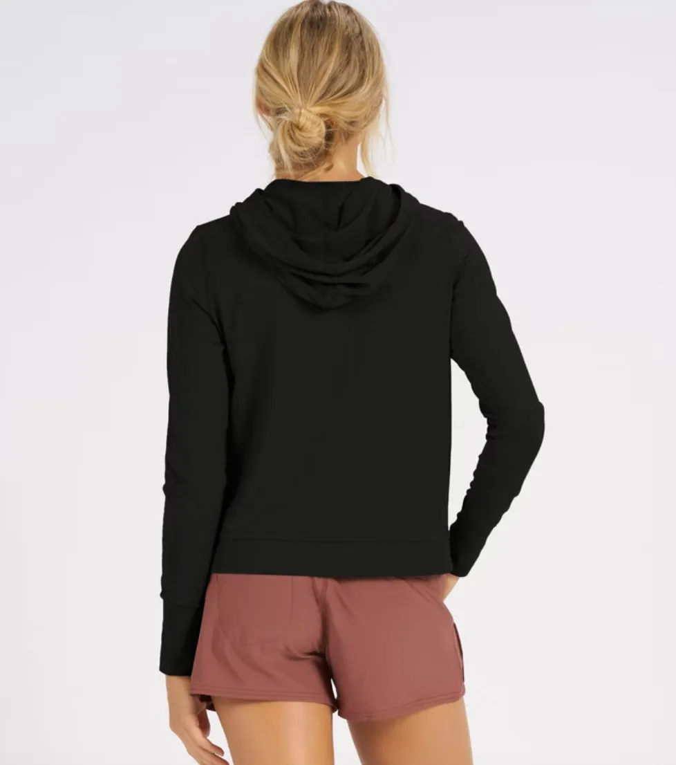 Halo Essential Hoodie - Black Heather
