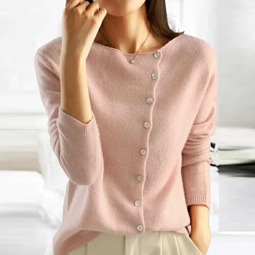 Heather | Sophisticated Button-Up Cardigan