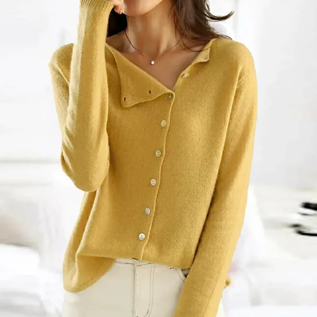 Heather | Sophisticated Button-Up Cardigan