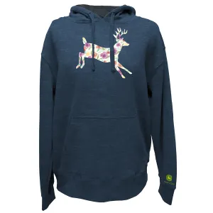 John Deere Women's Silhouette Fleece Hoodie