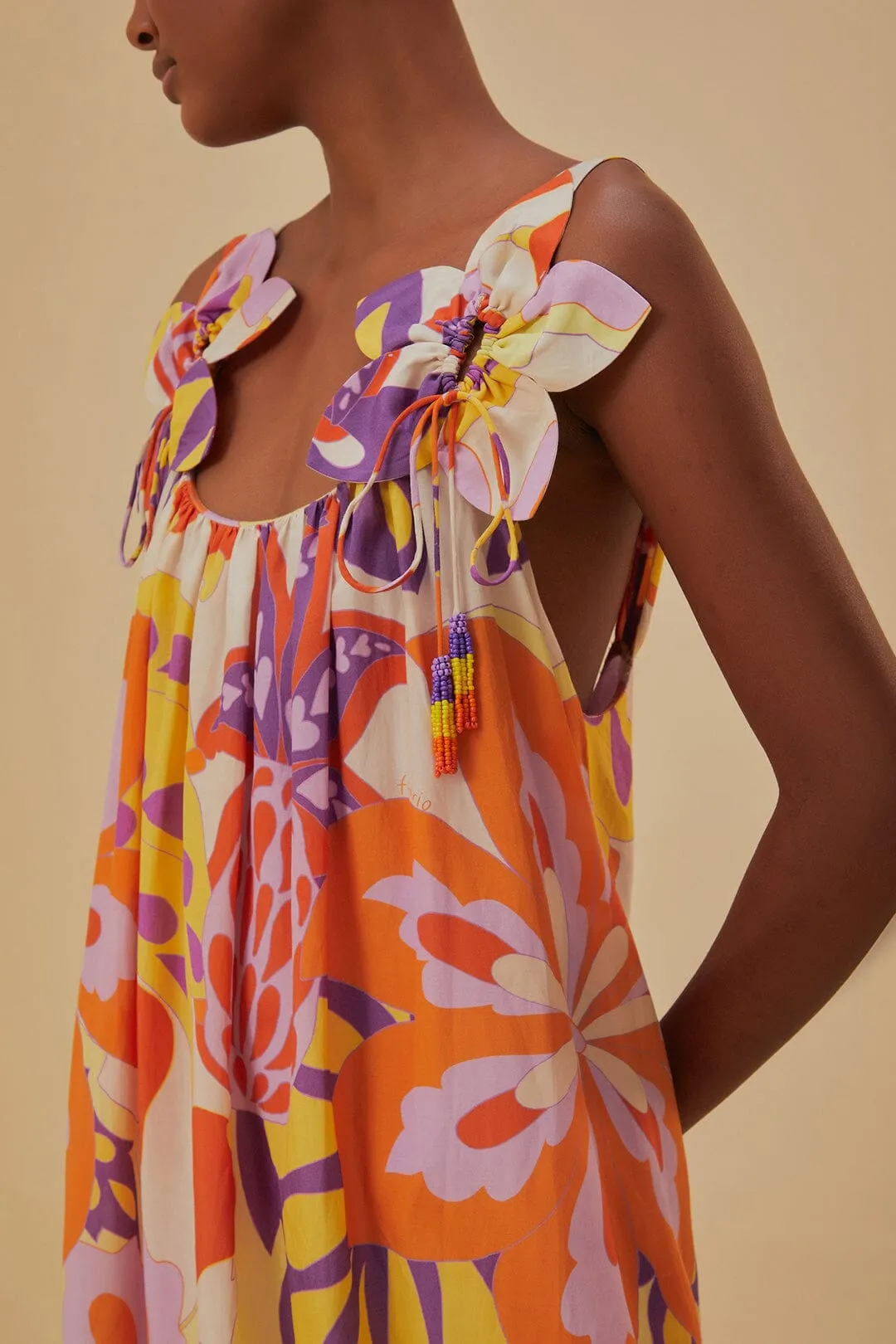 Lee Floral Sleeveless Maxi Dress