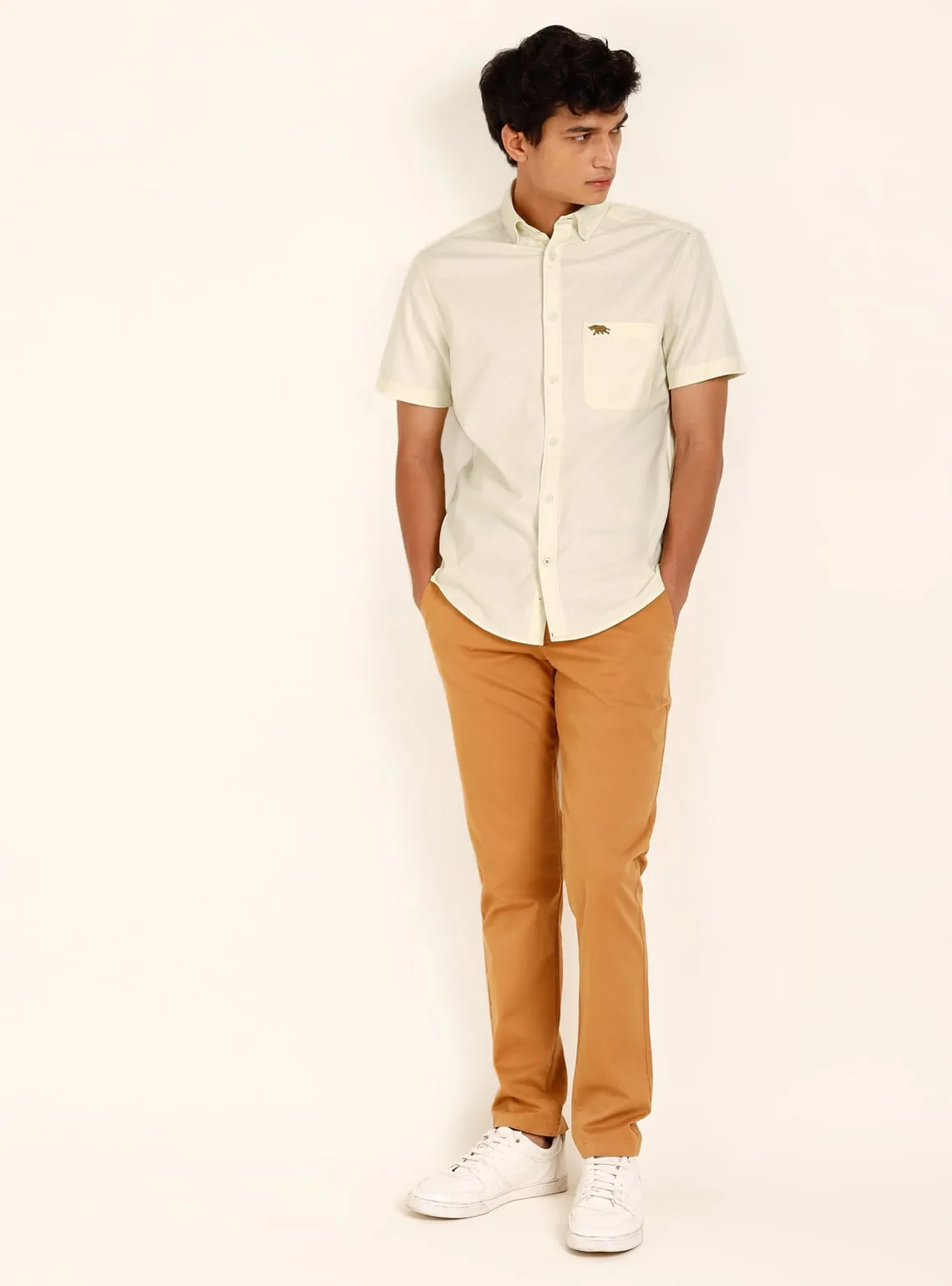 Light Lemon Shirt Half Shirt