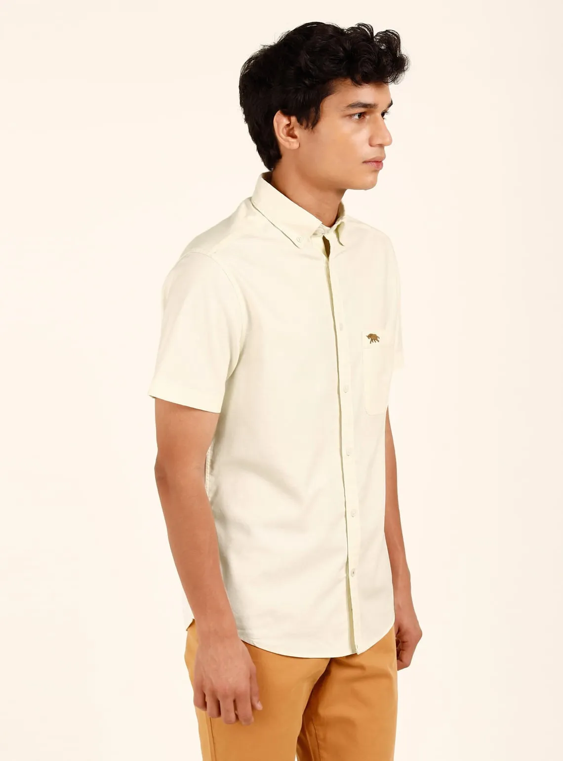 Light Lemon Shirt Half Shirt