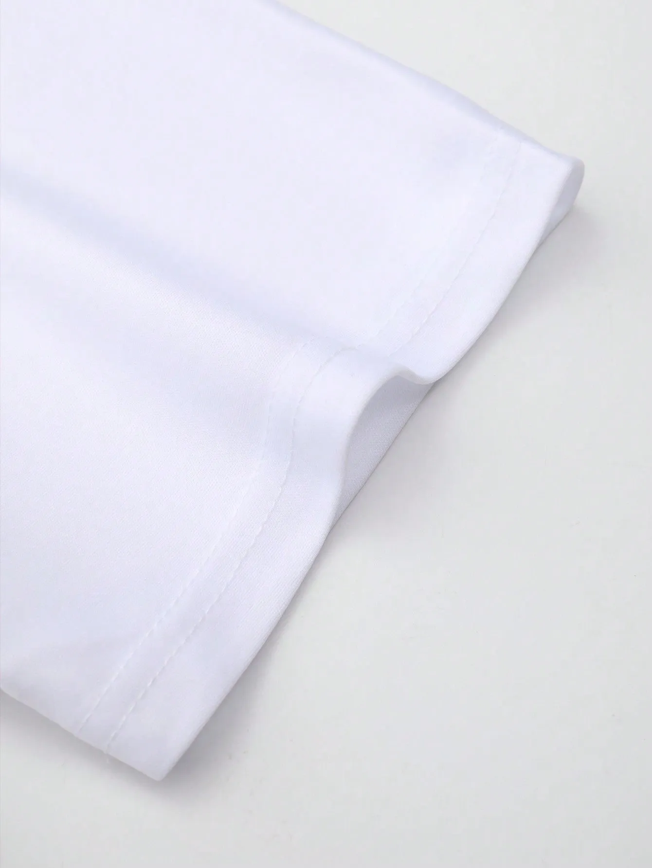 Manfinity Dauomo Men Simple Solid Color Short Sleeve Casual T-Shirt