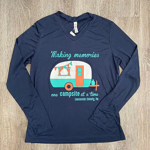 Memories Long Sleeve Women's V-Neck