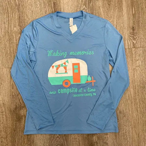 Memories Long Sleeve Women's V-Neck