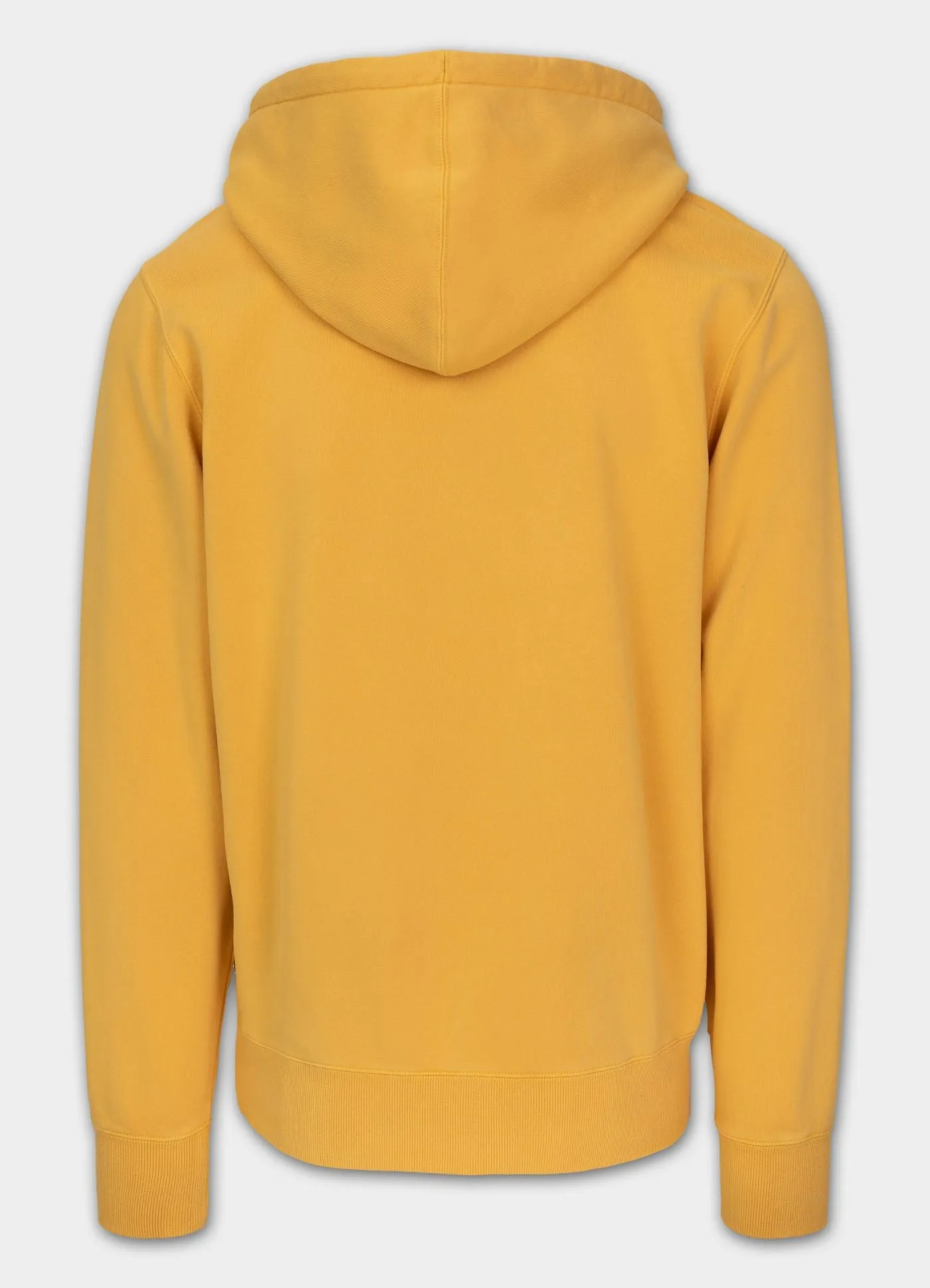 Men's Hoodie Washed CALIFORNIA FLAG - Washed yellow