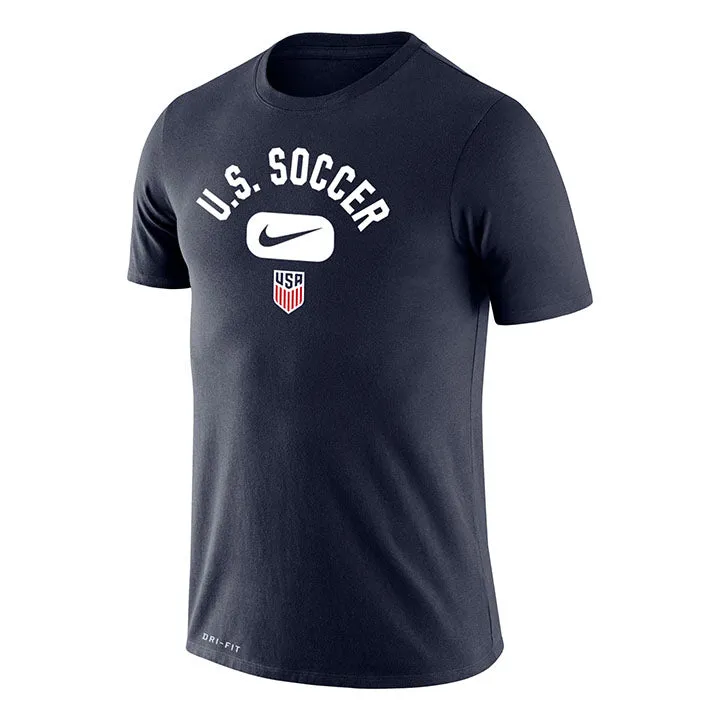 Men's Nike USMNT Arch Dri-Fit Navy Tee