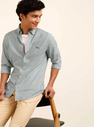 Mint Green Check Shirt