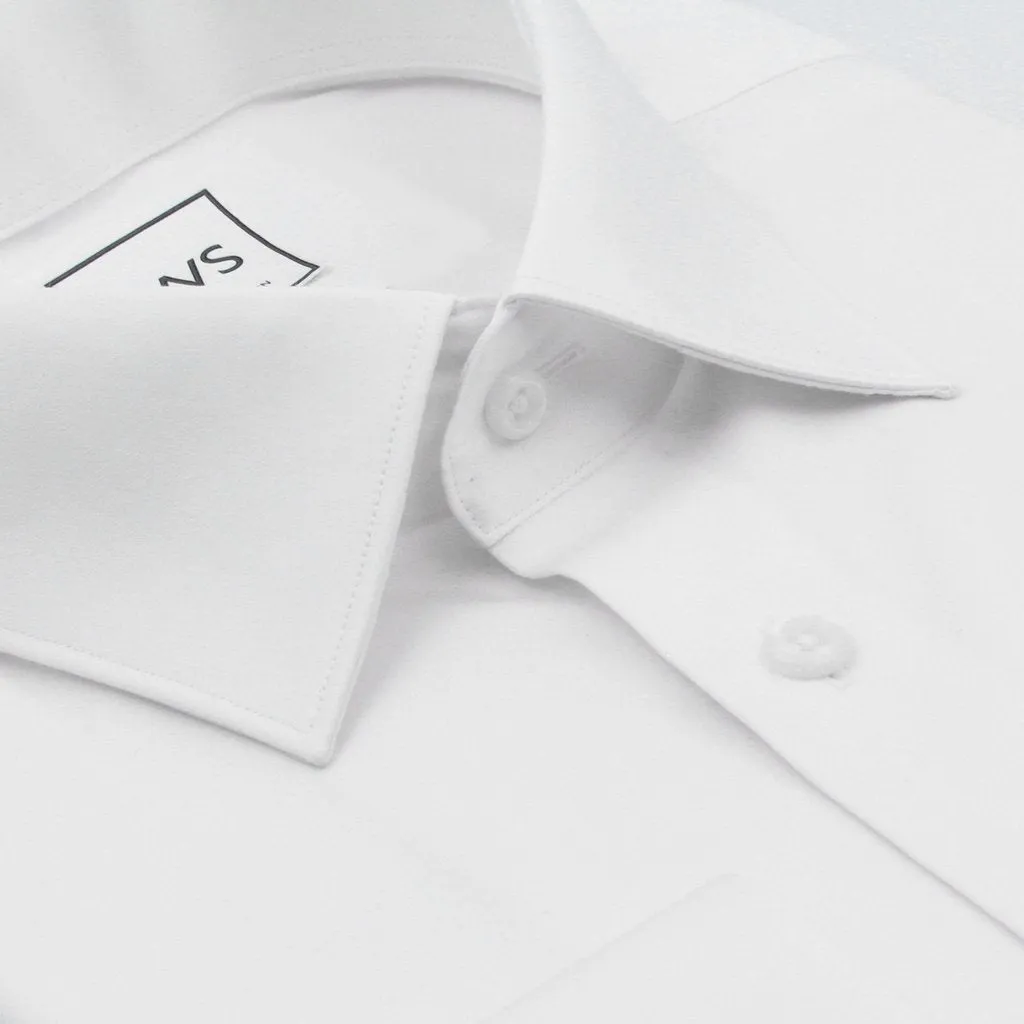 MODIFIED COLLAR FRENCH CUFF, THE ULTIMATE WHITE SHIRT