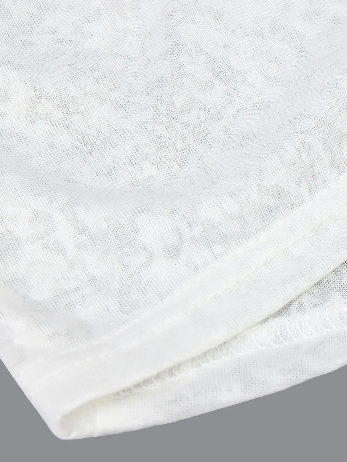 OEM ODM Round Neck Half Sleeve White T-Shirts