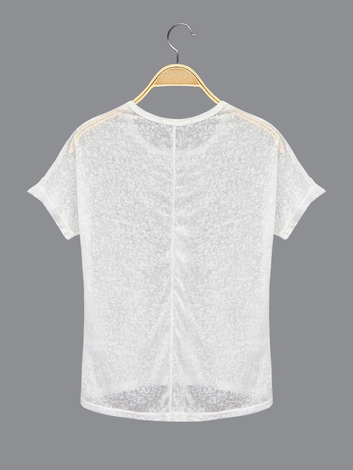 OEM ODM Round Neck Half Sleeve White T-Shirts