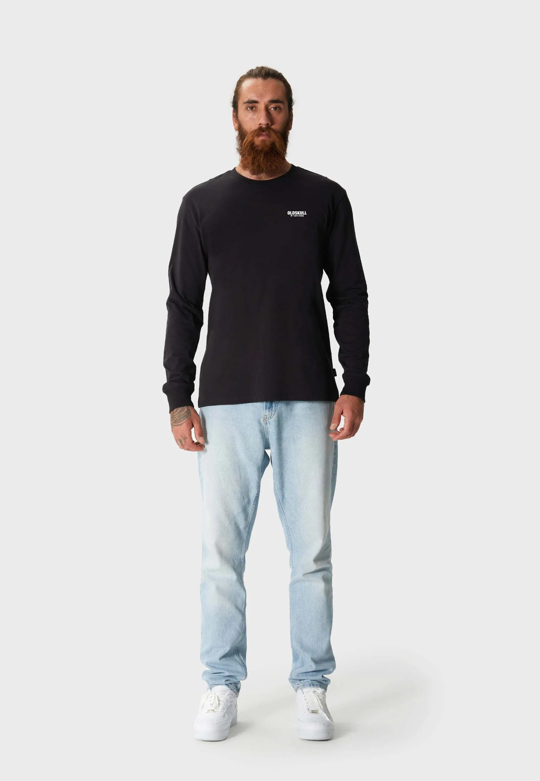 Oldskull Basic Longsleeve T-Shirt Black