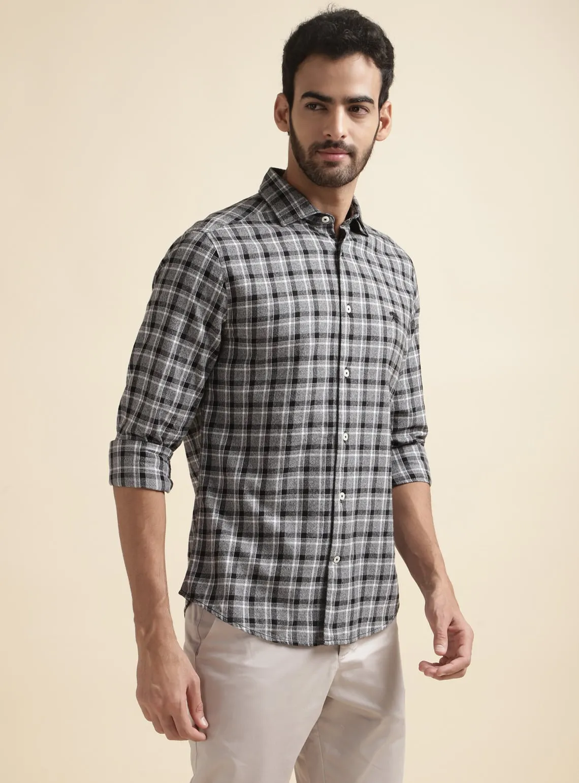 Onyx Horizon Check Shirt