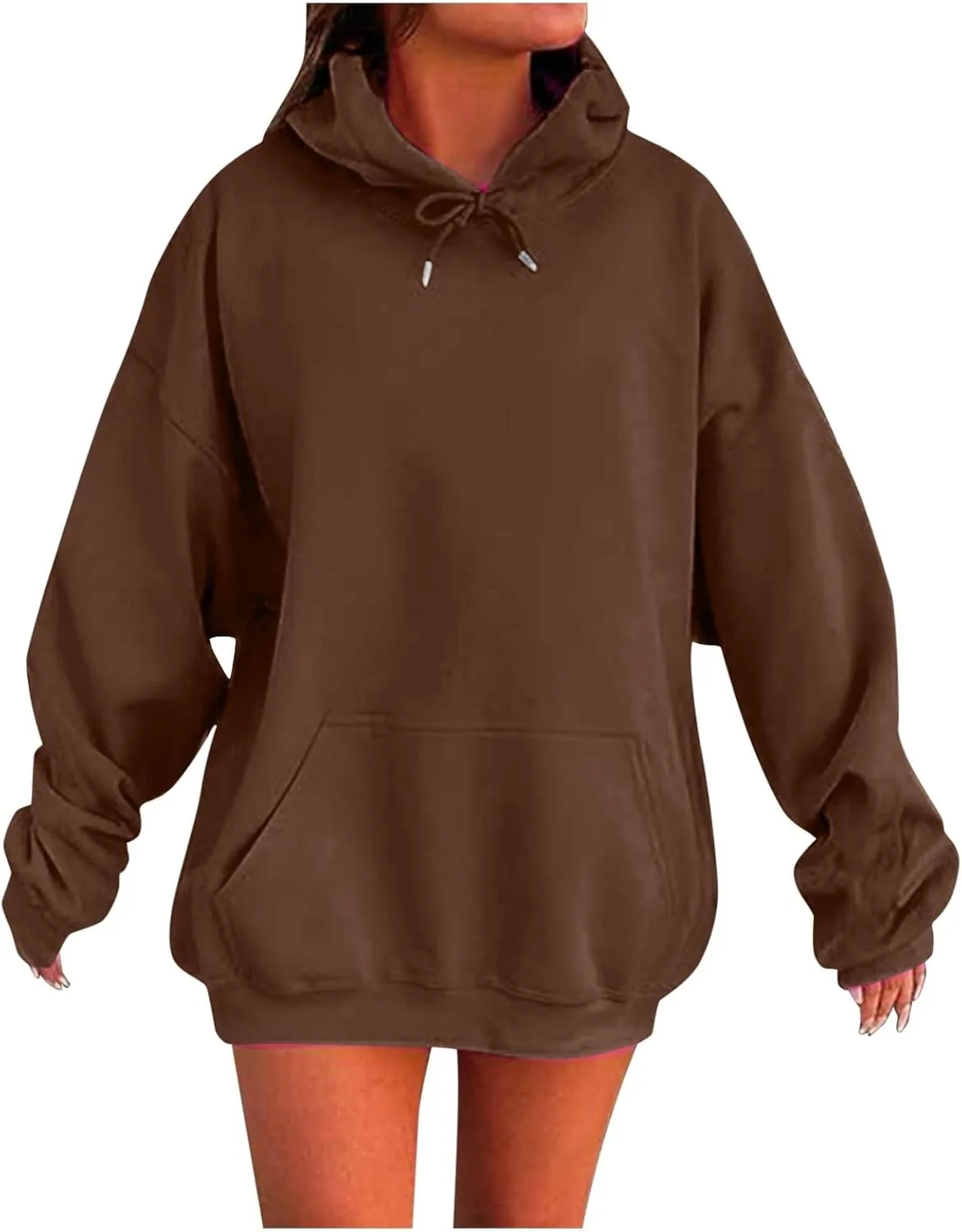 Oversized Hoodies for Women Casual Long Sleeve Sweatshirts Cute Y2K Hoodie Plus Size 2024 Trendy Tunic Pullover Tops