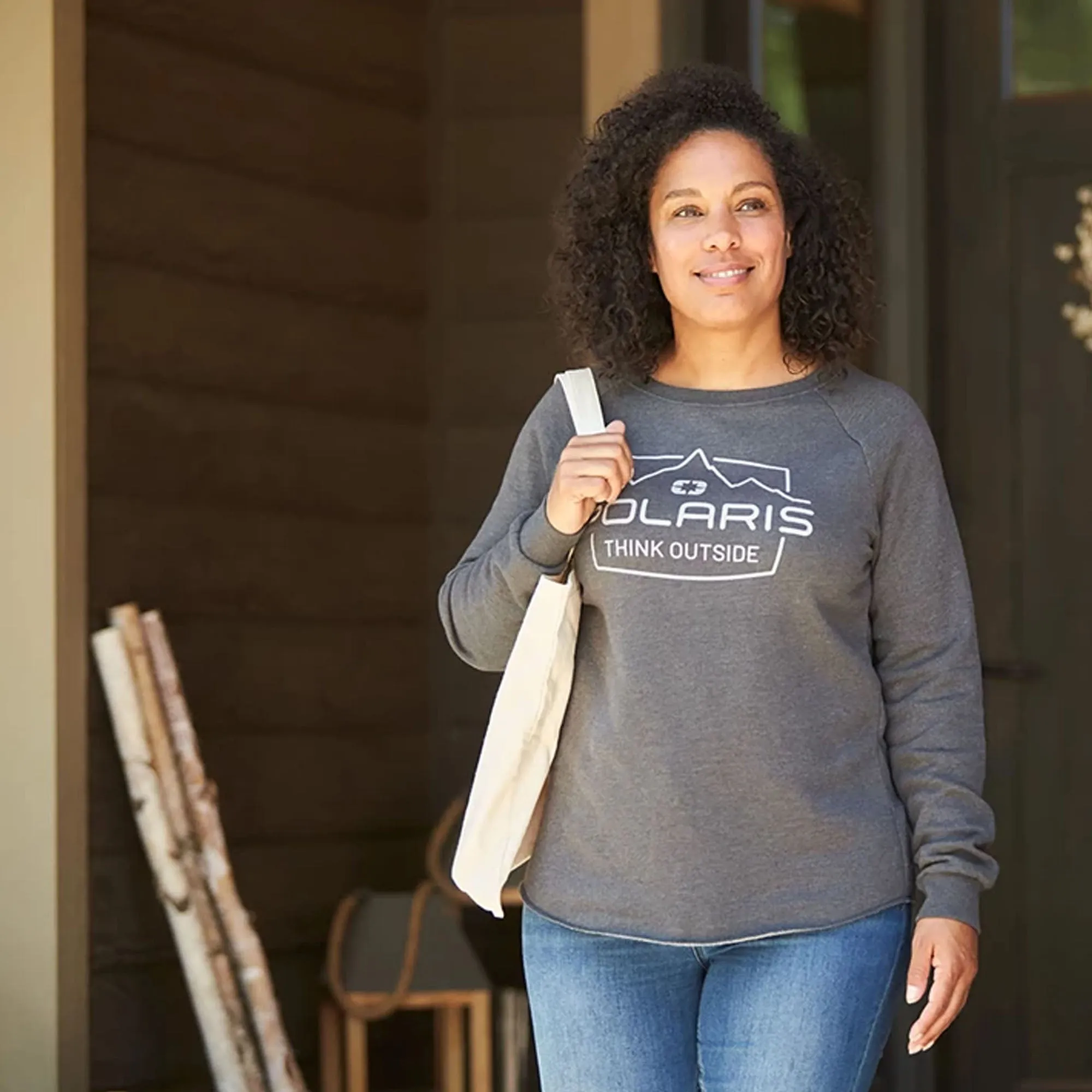 Polaris Adventure Crew Sweatshirt Sweater Black