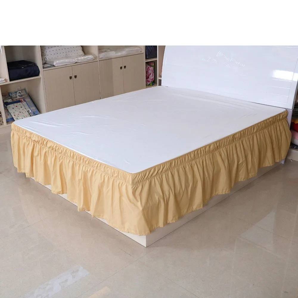 Pure Colored Bed Skirt - American Style