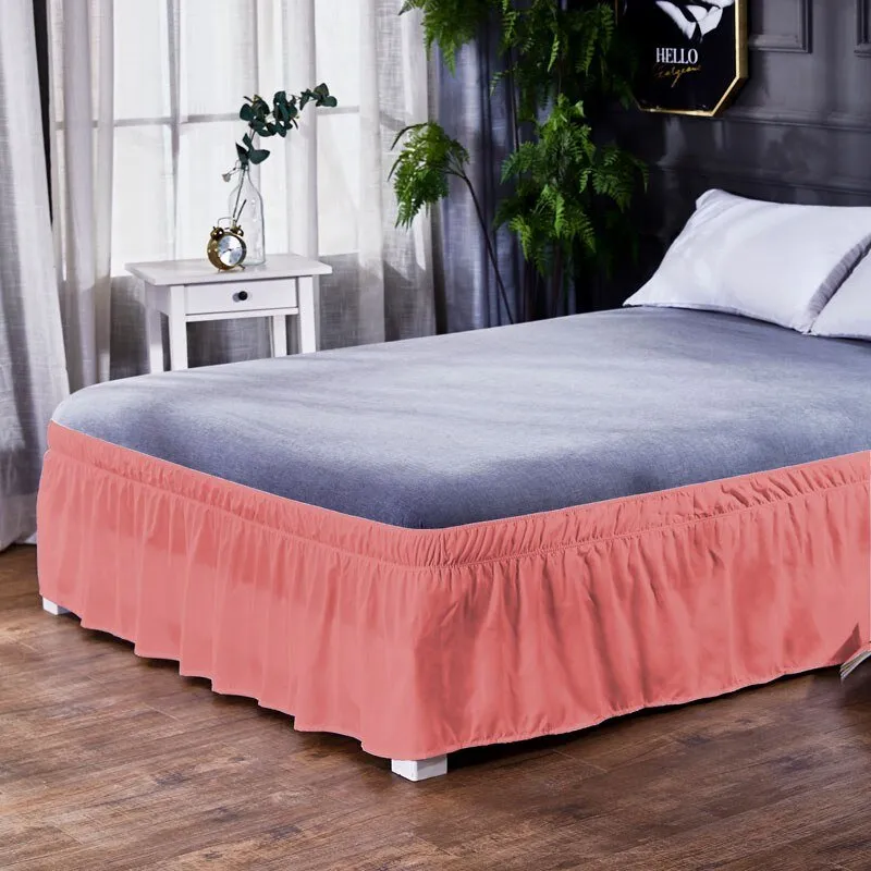 Pure Colored Bed Skirt - American Style
