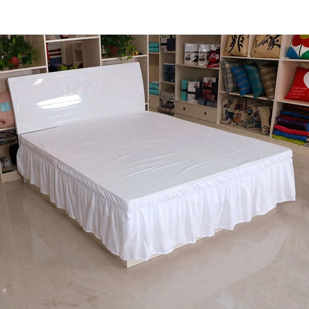 Pure Colored Bed Skirt - American Style