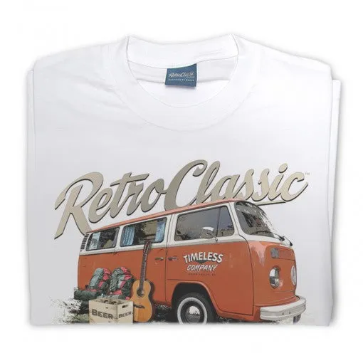 RetroClassic Clothing Vintage VW T-Shirt - Women's Timeless Bus