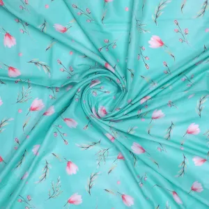 Romantic And Feminine Digital Printed Fabric - Muslin