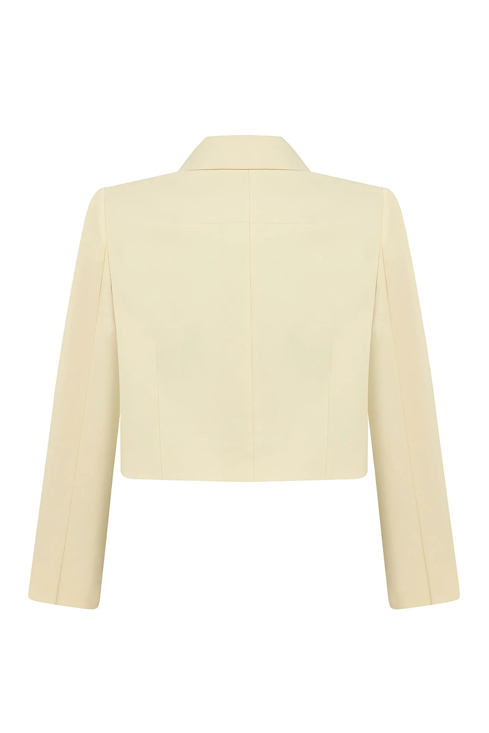 Shoulder Pad Crop Jacket